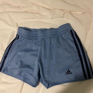 Adidas’s blue shorts